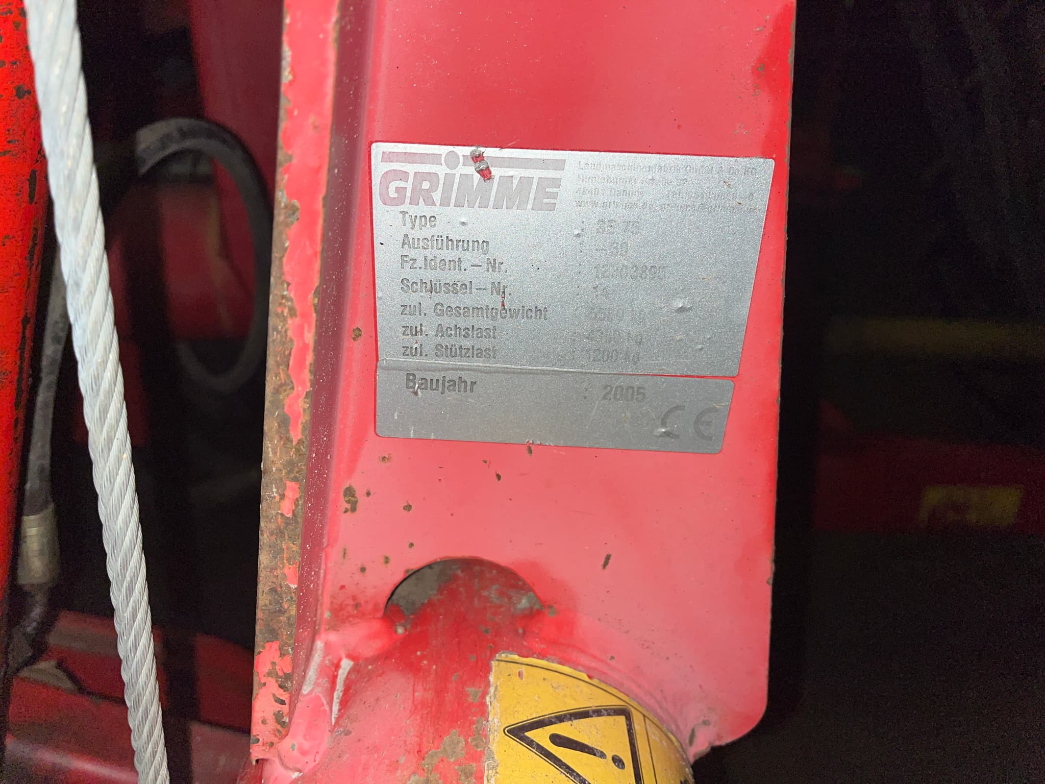 GRIMME SE 75-30-UB - detail - Ref. 8f93