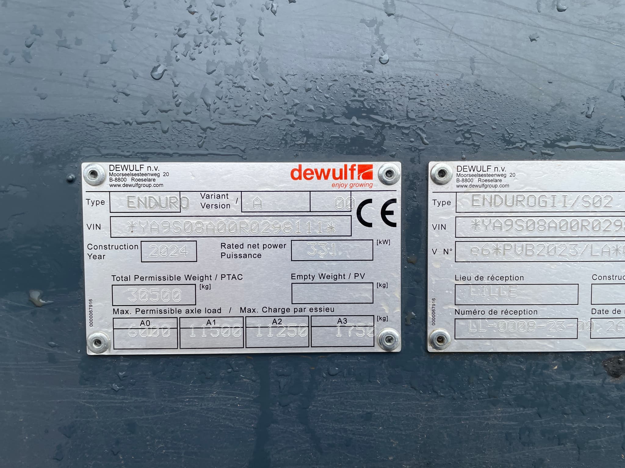 Dewulf / Miedema ENDURO - detail - Ref. ce19