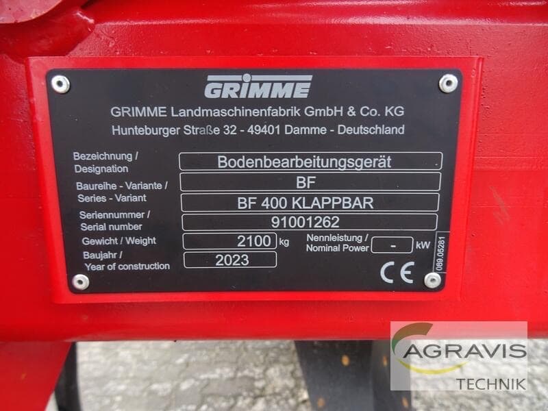 GRIMME BF - detail - Ref. 5970