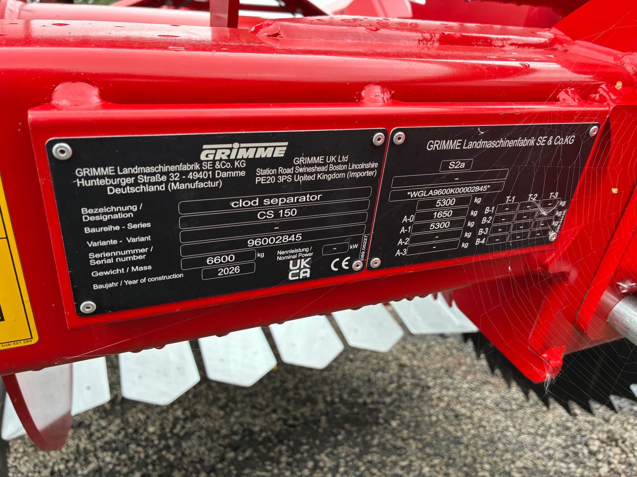 GRIMME CS 150 - detail - Ref. c753