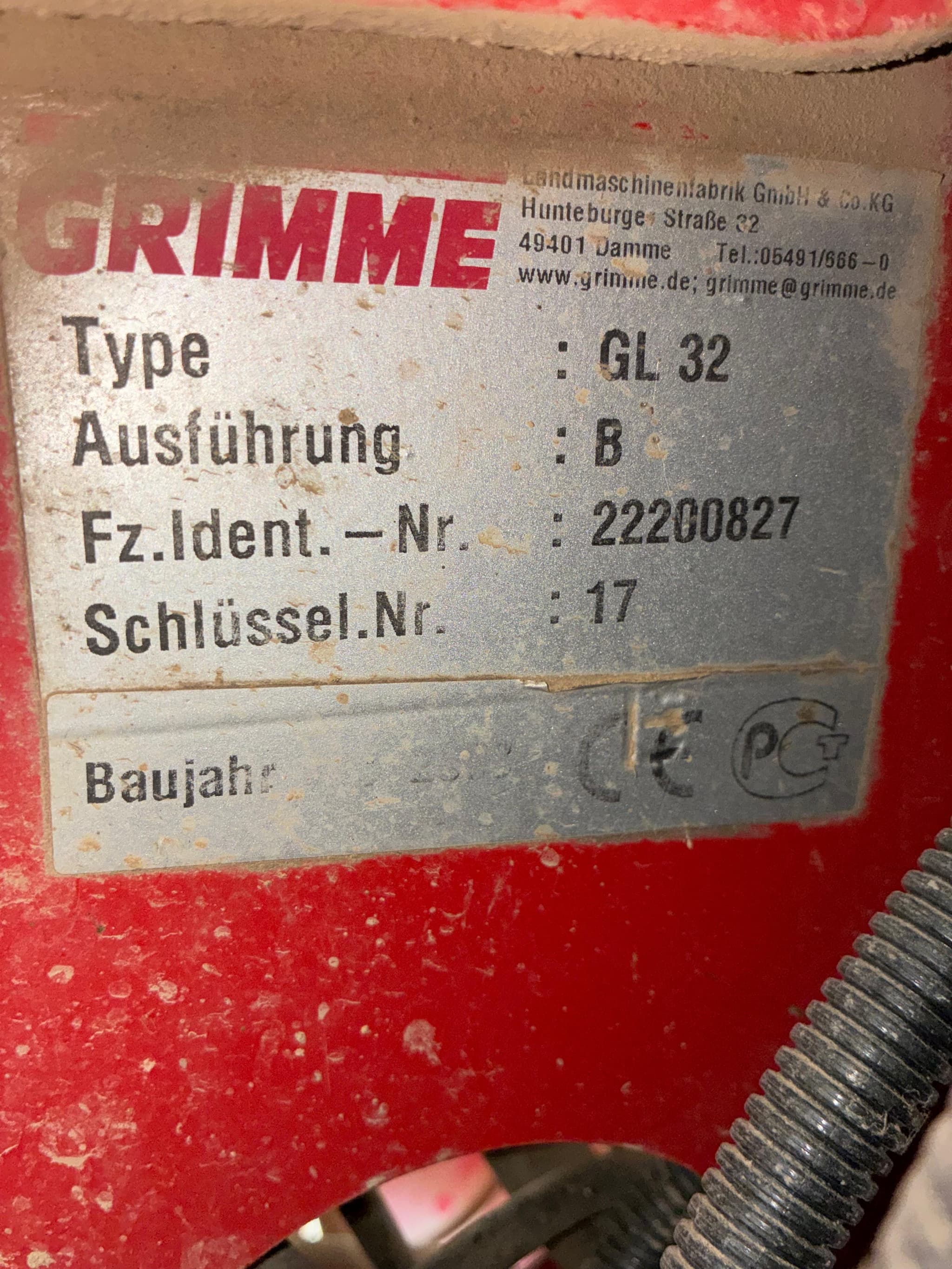 GRIMME GL 32 B - detail - Ref. 329b