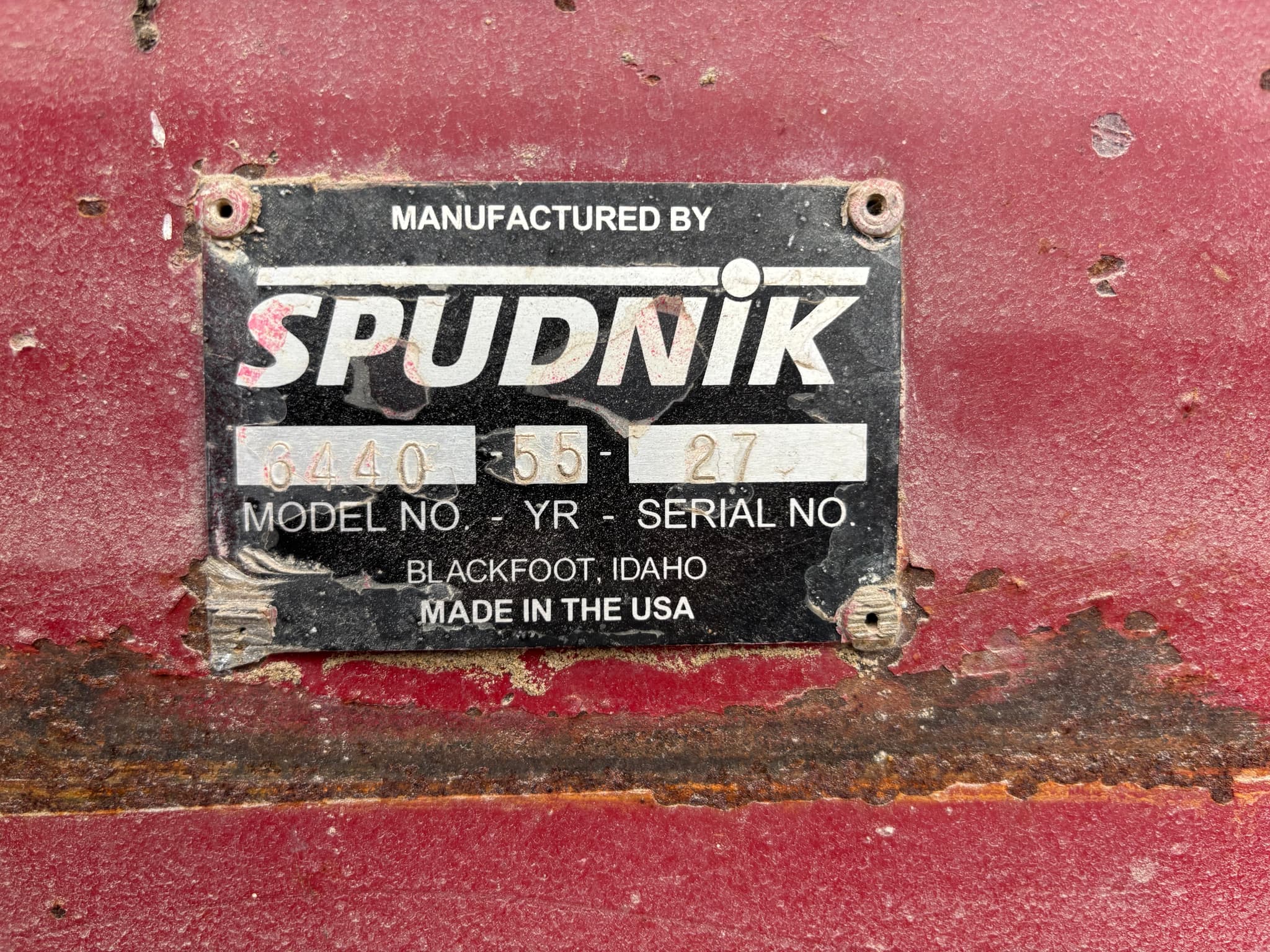 Spudnik 6440 - machinePlate - Ref. d1fd