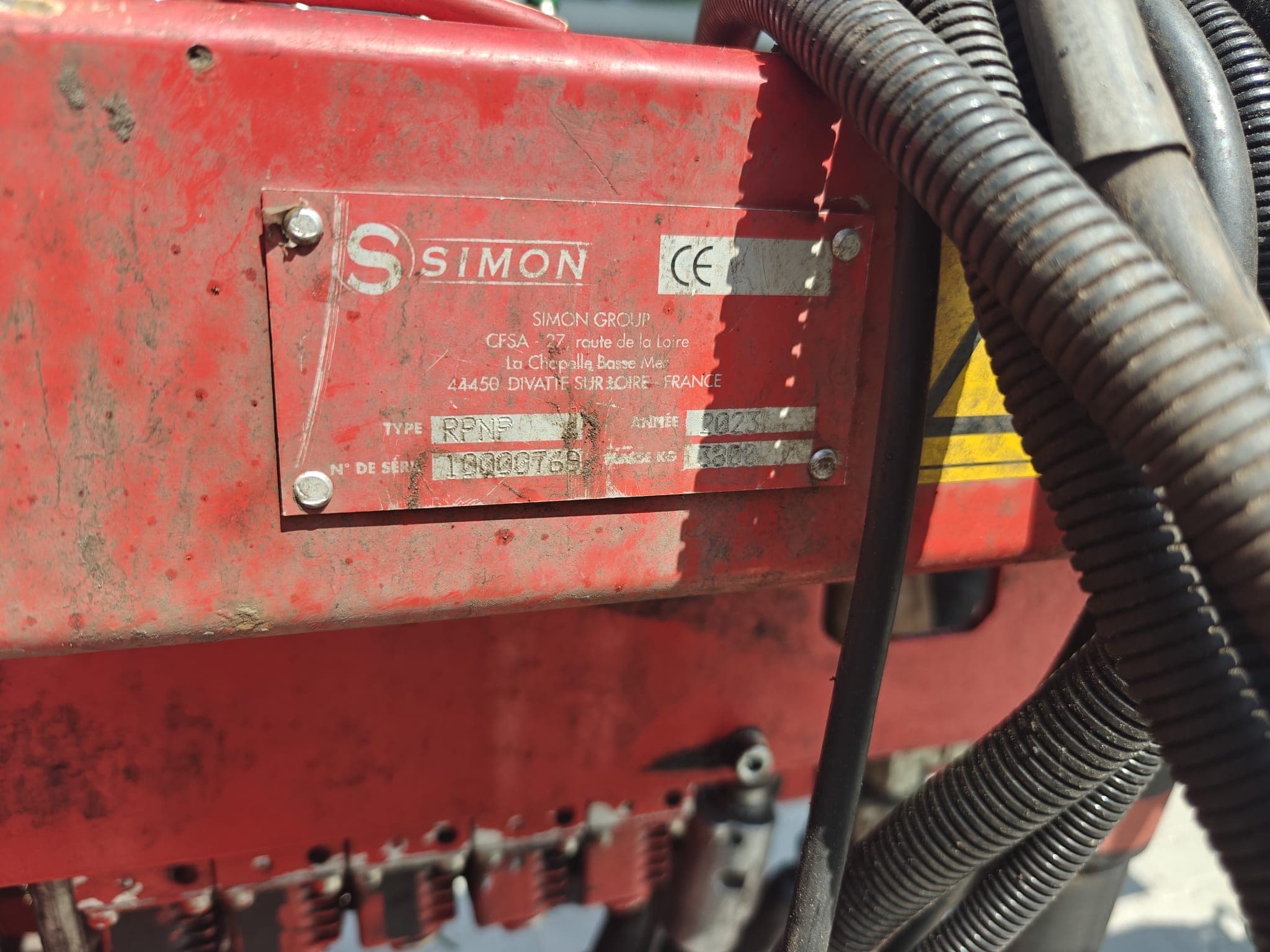 Simon RPNP - machinePlate - Ref. 392f