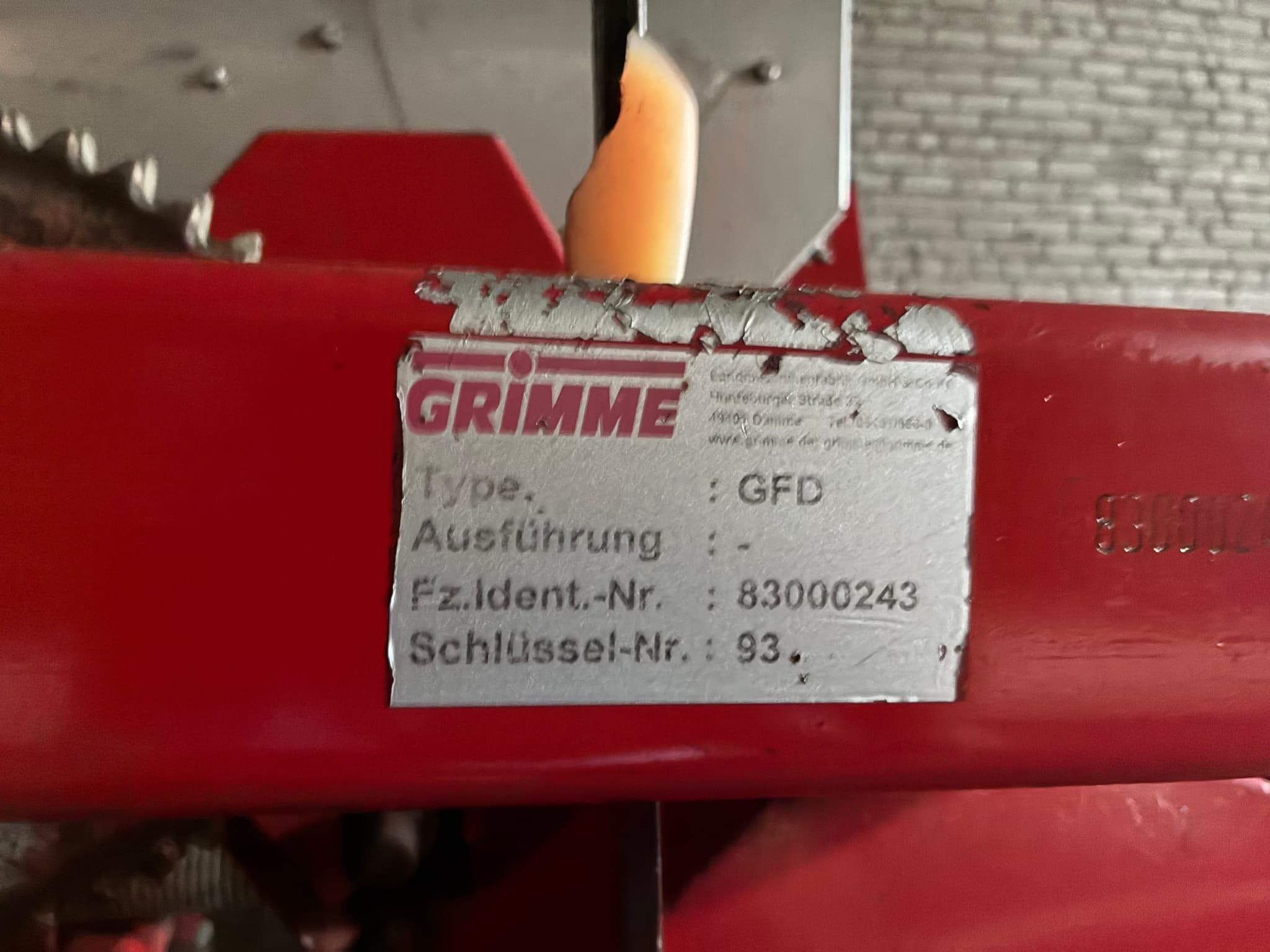 GRIMME FA / FDS - detail - Ref. 6ea1