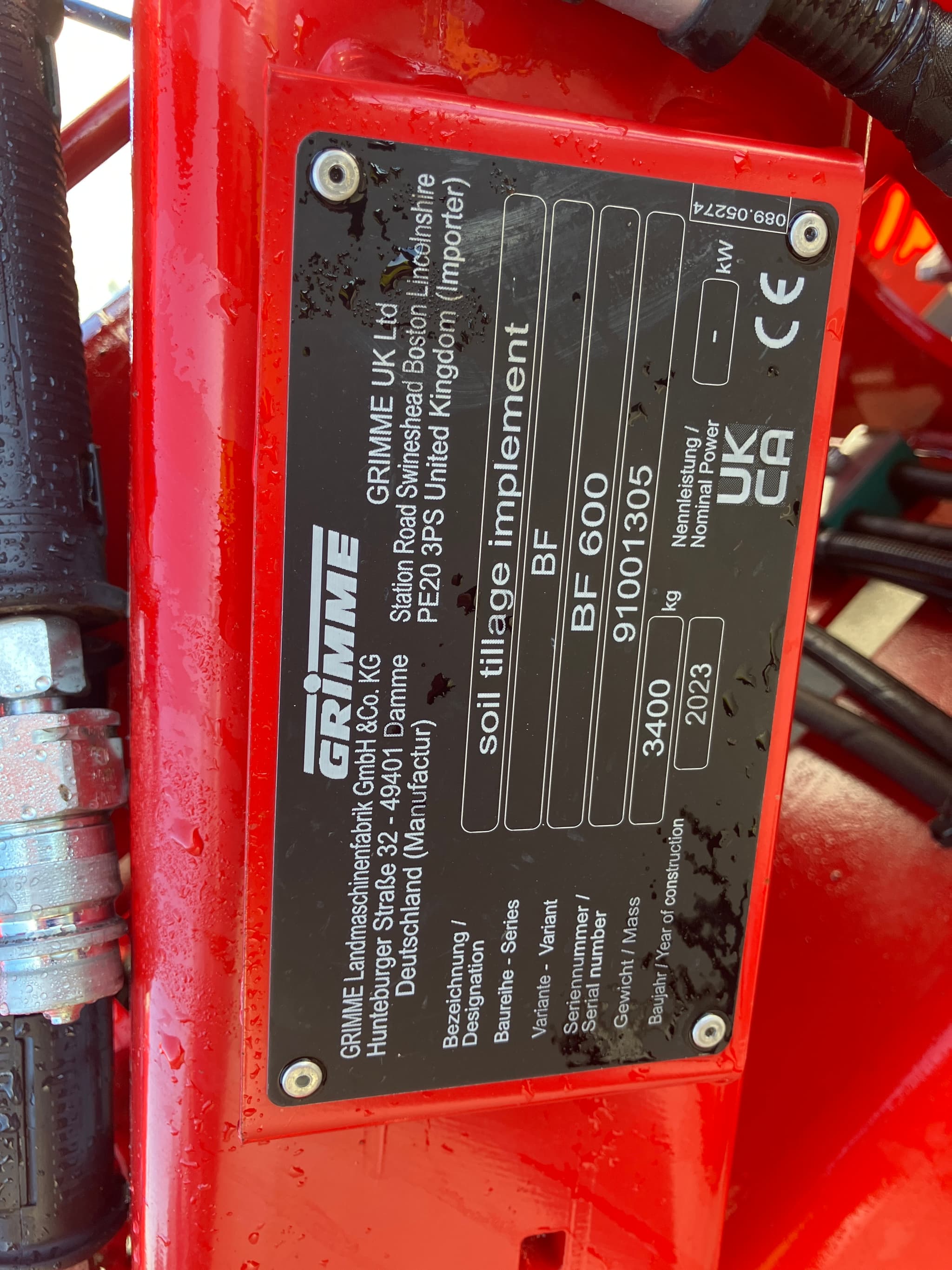 GRIMME Grimme BF 600, Triple Bed ridger  - detail - Ref. e957