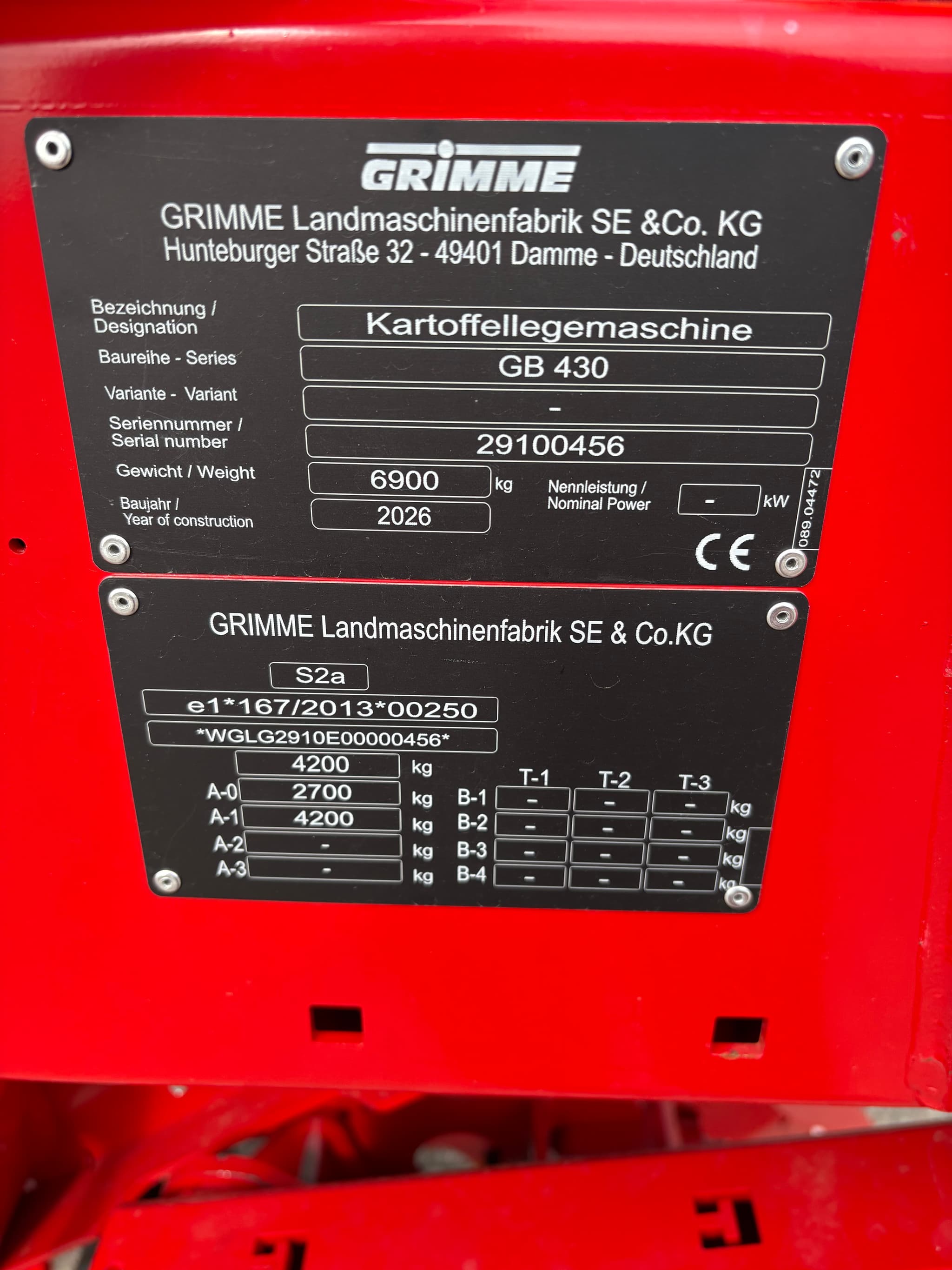 GRIMME GB 430 - detail - Ref. 43ea