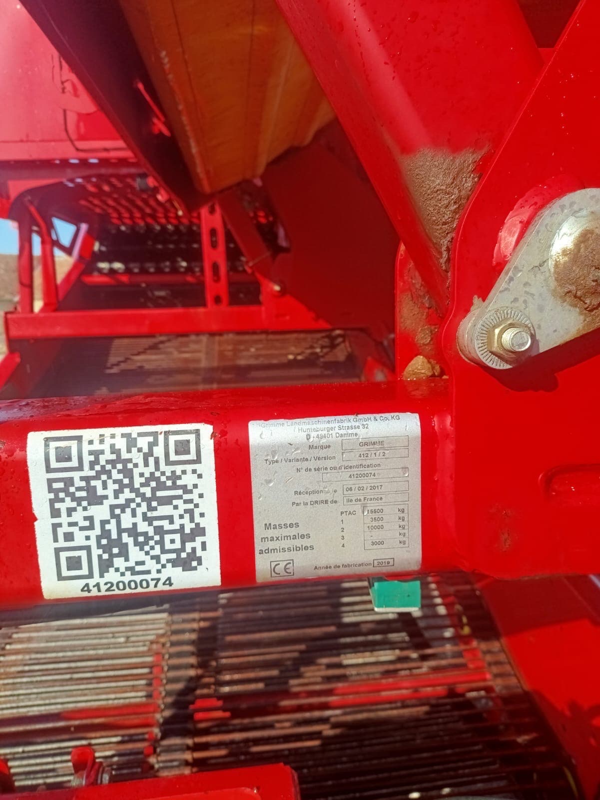 GRIMME EVO 290 - detail - Ref. 3550