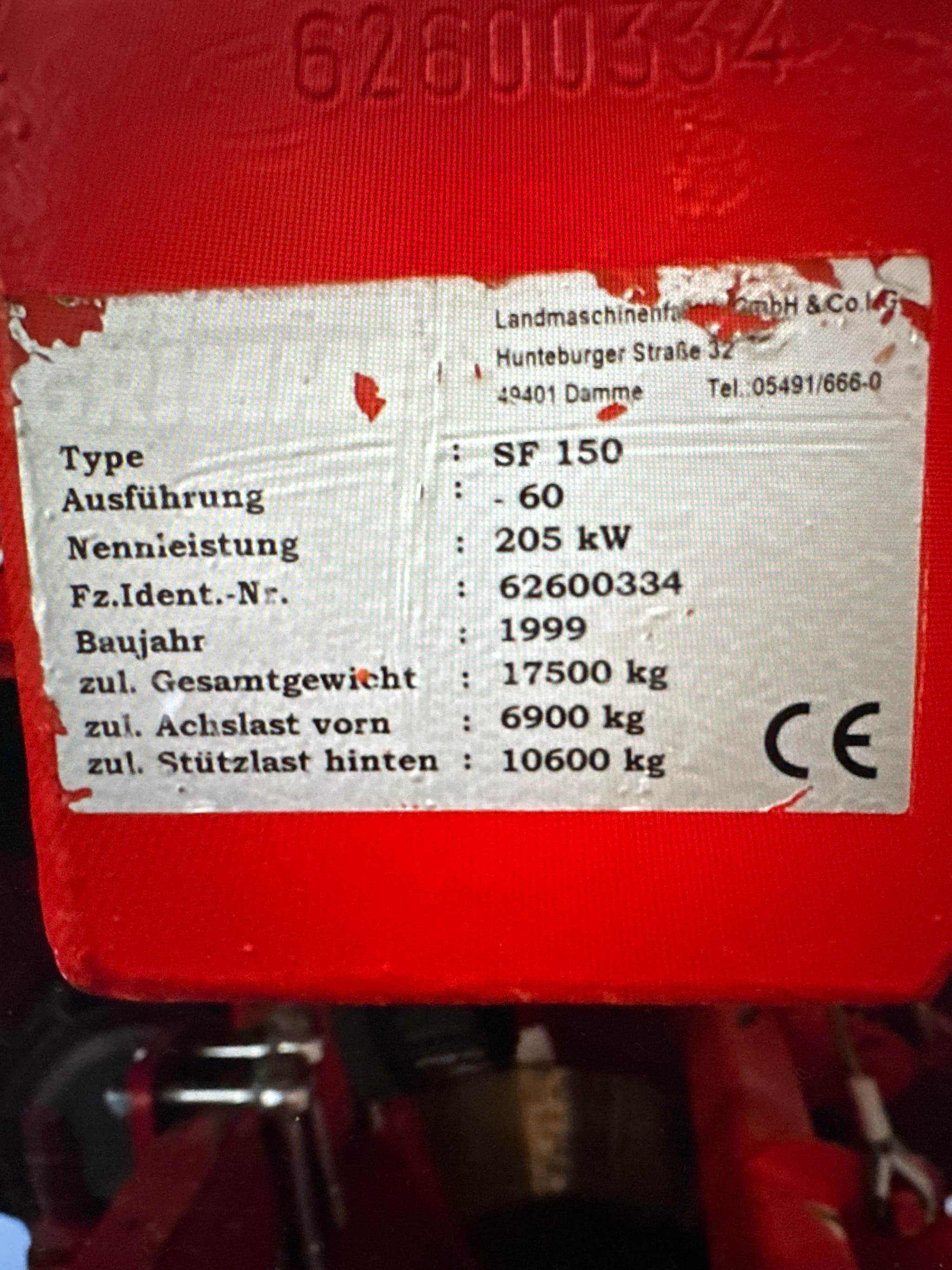 GRIMME SF 150-60 - detail - Ref. 2330