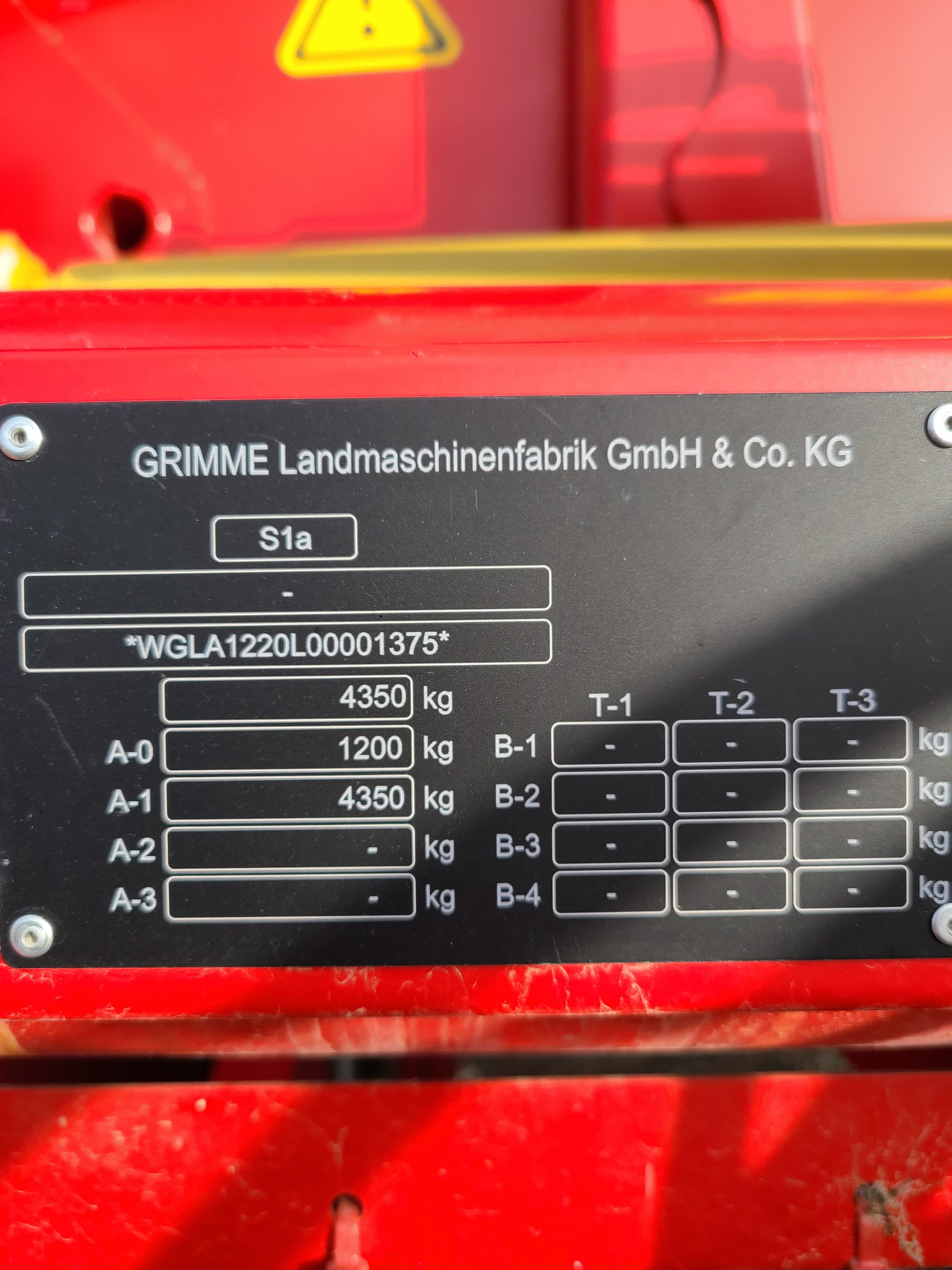 GRIMME SE 75-20 - machinePlate - Ref. 84d0