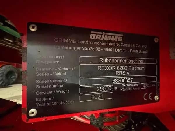 GRIMME REXOR 6200 PLATINUM Disques - detail - Ref. 786e