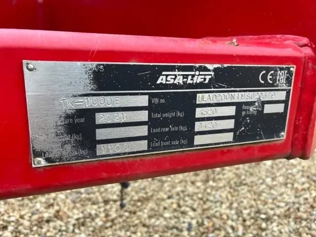 ASA-Lift ASA-Lift TK1000E Single Row Trailed Cabbage Harvester - detail - Ref. ff82