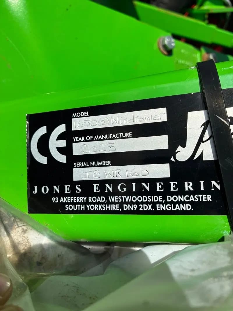 Jones Jones Onion Windrower - detail - Ref. acf4
