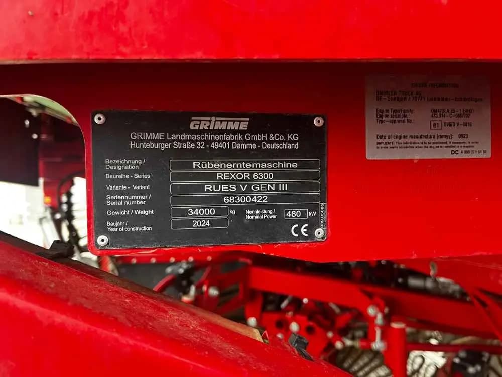 GRIMME REXOR 6300 Platinum - detail - Ref. c40a