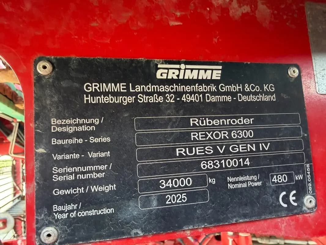 GRIMME REXOR 6300 GEN IV - detail - Ref. 3128
