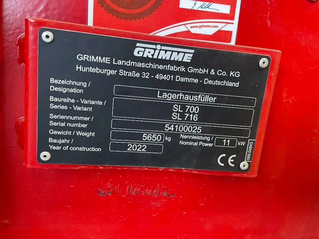 GRIMME SL 716 - detail - Ref. 2504