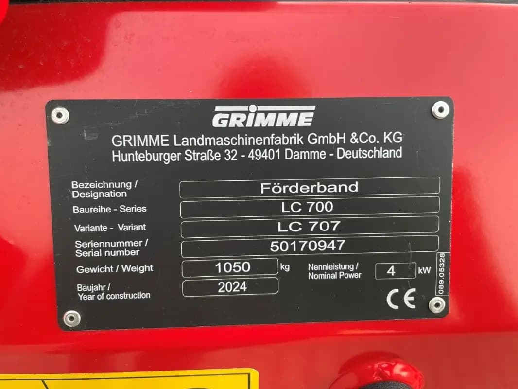 GRIMME LC 707 - Rental - detail - Ref. acdb
