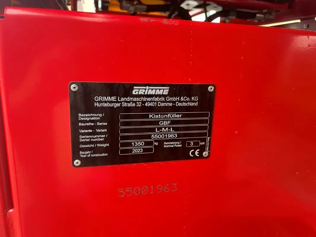 GRIMME GBF L-M-L - Rental - detail - Ref. 524f