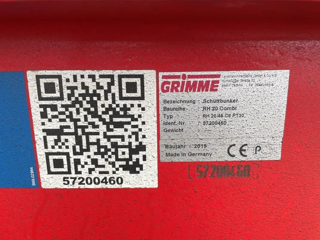 GRIMME RH 20 - 45 COMBI - detail - Ref. 5b1b