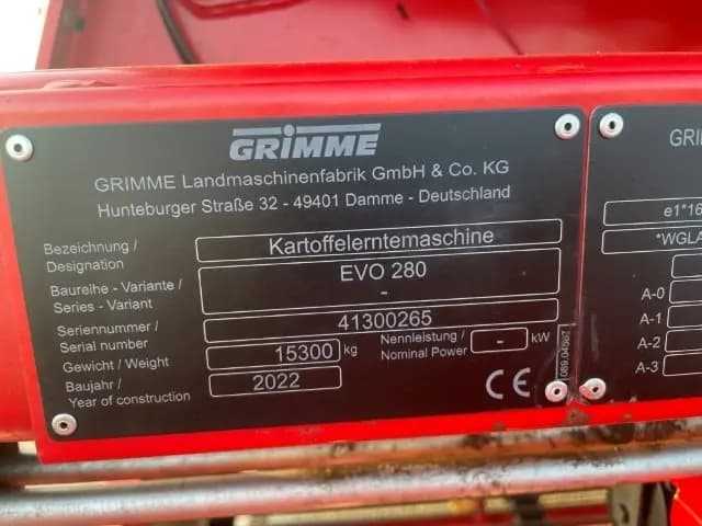 GRIMME EVO 280 ClodSep TA - detail - Ref. 5165