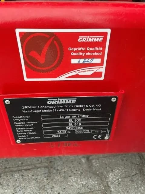 GRIMME SL 919 - detail - Ref. 4335