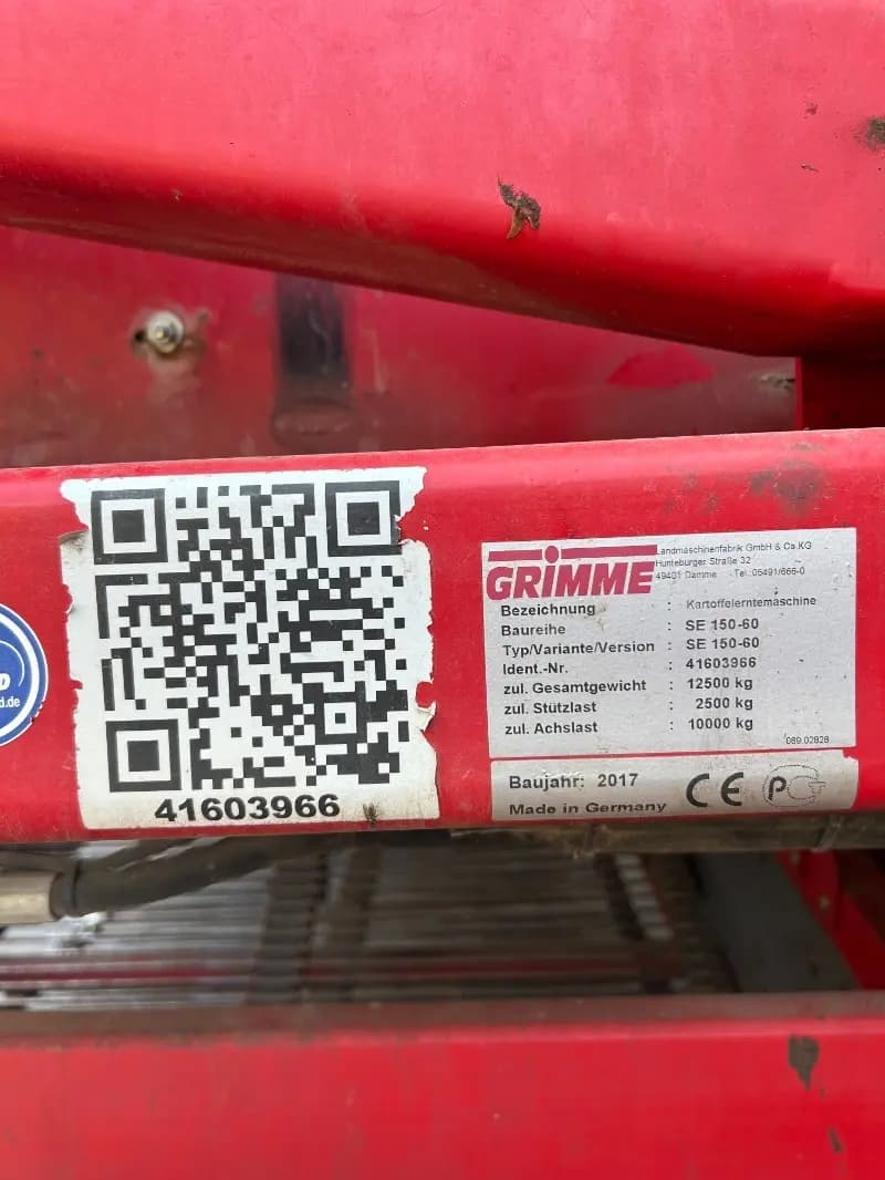 GRIMME SE 150-60 UB XXL - detail - Ref. 367f