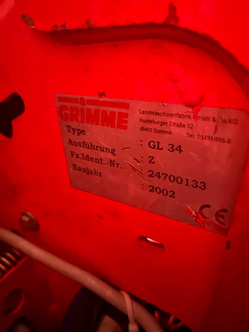 GRIMME GL 34 Z - right - Ref. 78ff
