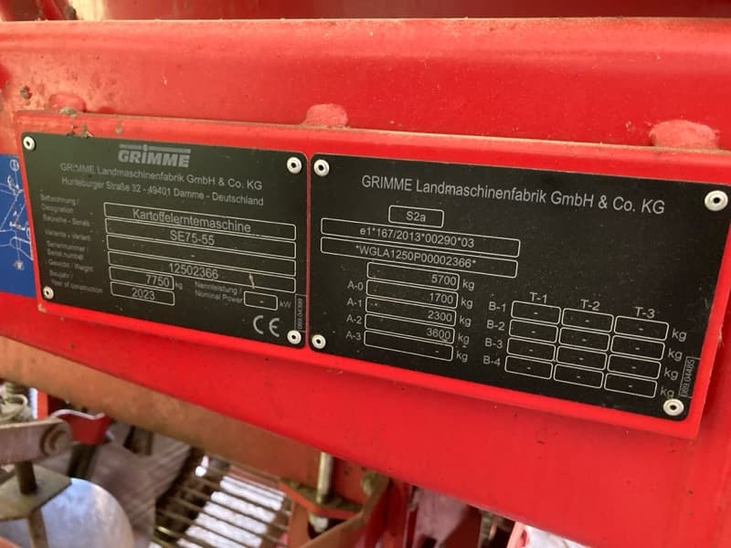 GRIMME SE 75-55 NB - detail - Ref. 78ff