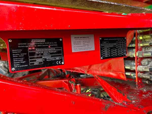 GRIMME REXOR 630 / 830 / 930 - detail - Ref. a2ba
