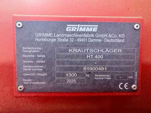 GRIMME VARITRON 470 GEN III - detail - Ref. a926
