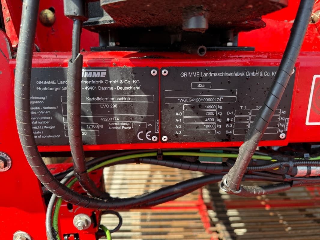 GRIMME EVO 290 EasySep - detail - Ref. 2afc