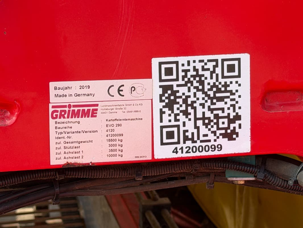 GRIMME EVO 290 AirSep - detail - Ref. 0d0c