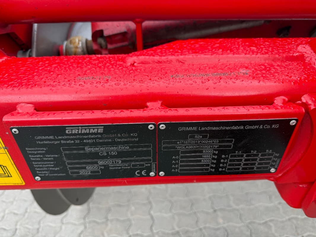 GRIMME CS 150 CombiStar XL - detail - Ref. f629