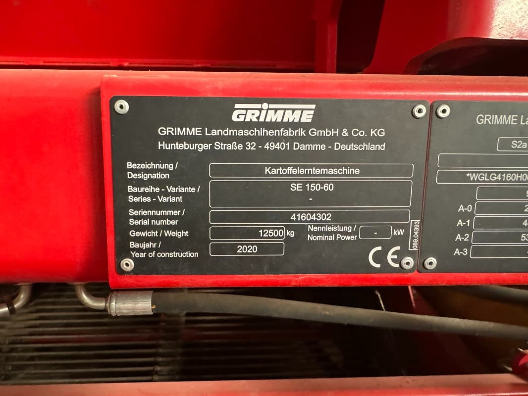 GRIMME SE-150-60-UB XXL - detail - Ref. 78ff