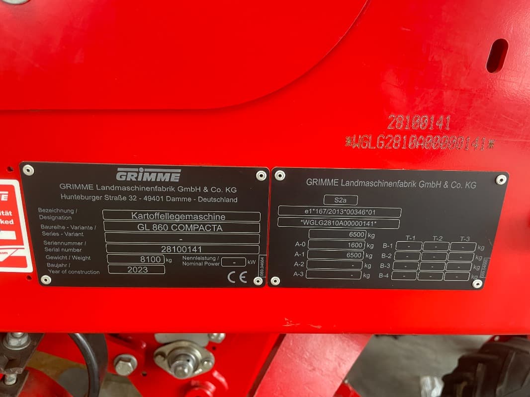 GRIMME GL 860 COMPACTA - detail - Ref. 0b4a