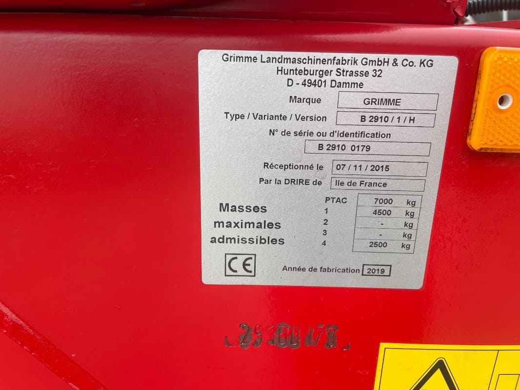 GRIMME GB 430 - detail - Ref. 4d2a