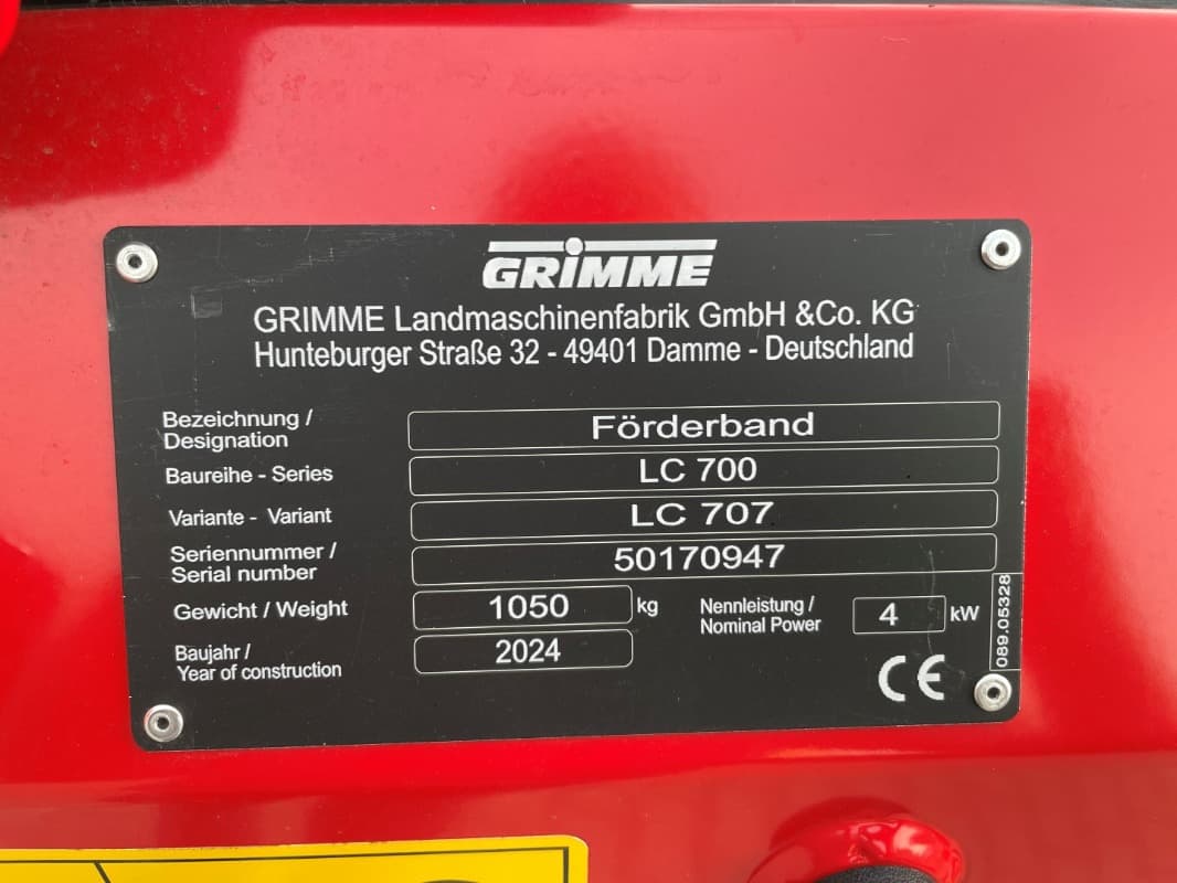 GRIMME LC 707 - Rental - detail - Ref. acdb