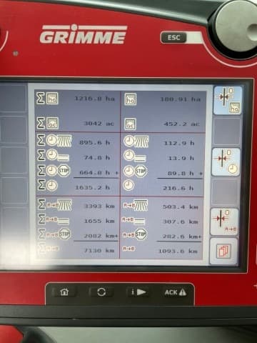 GRIMME VARITRON 470 - machinePlate - Ref. 01cd