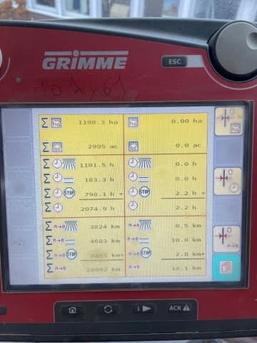 GRIMME VARITRON 470 MS FKEV - machinePlate - Ref. 2c81