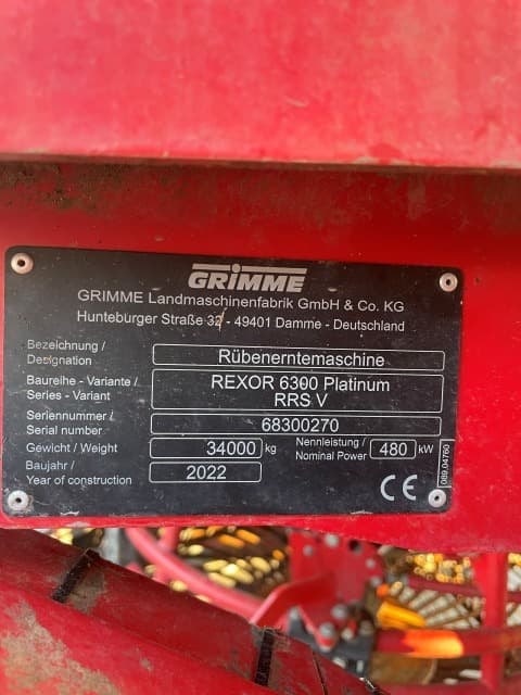 GRIMME REXOR 6300 Platinum - detail - Ref. 7e95