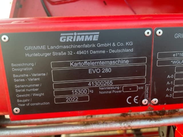 GRIMME EVO 280 ClodSep TA - detail - Ref. 5165