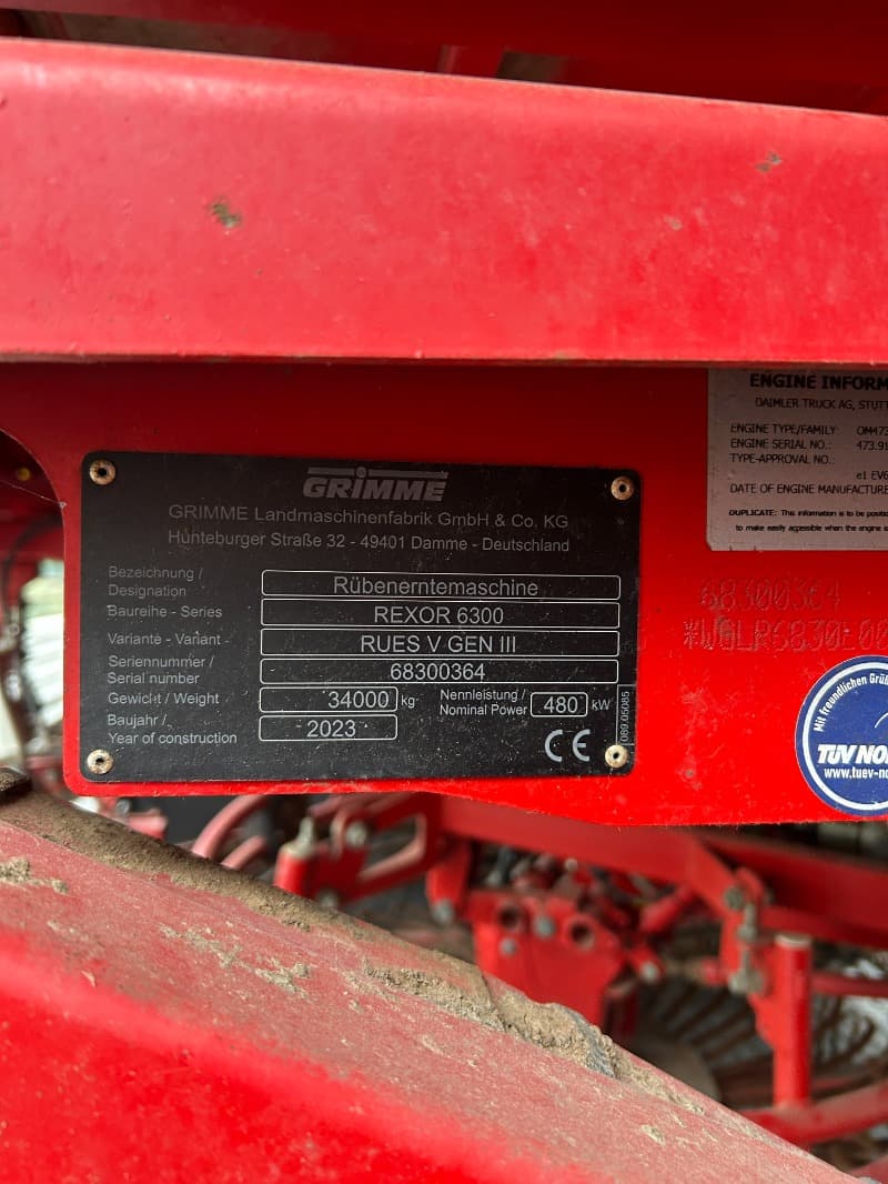 GRIMME REXOR 6300 Platinum - detail - Ref. 2b42