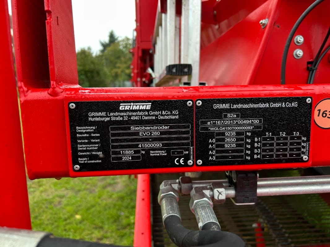 GRIMME EVO 260 - left - Ref. 78ff